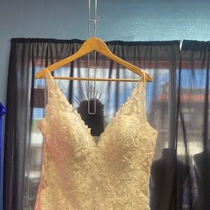 Elegant Lace White Dress